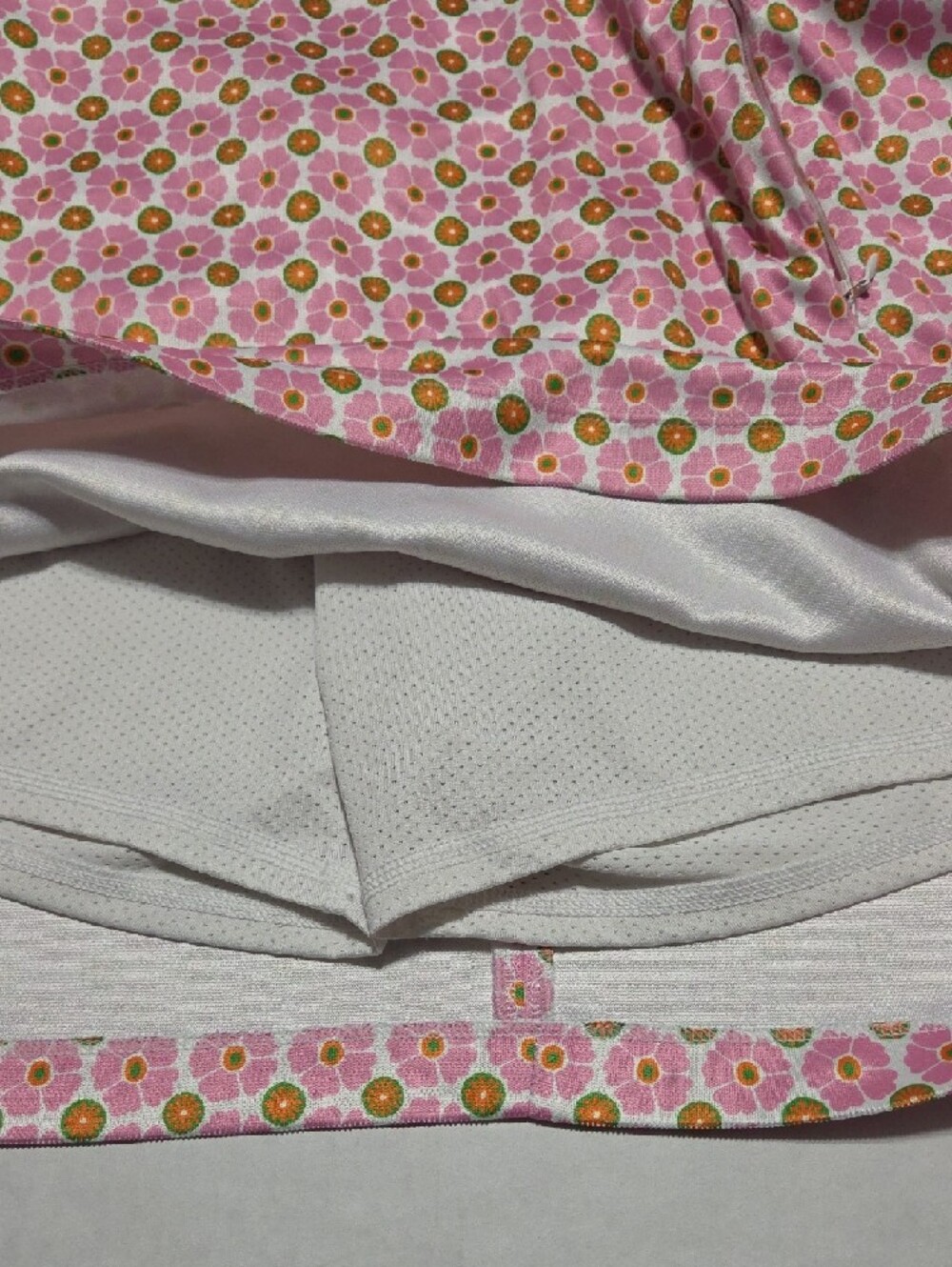 TORY BURCH Sport Pink Daisy-Print Mini Skirt - Picture 4 of 6